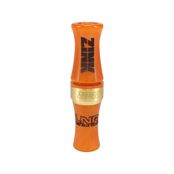 Zink Calls Long Neck Rocker Goose Call Orange Marbleade
