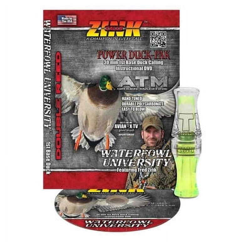 Zink Calls Polycarb ATM Lemon Drop Green Machine Mallard Duck Call with