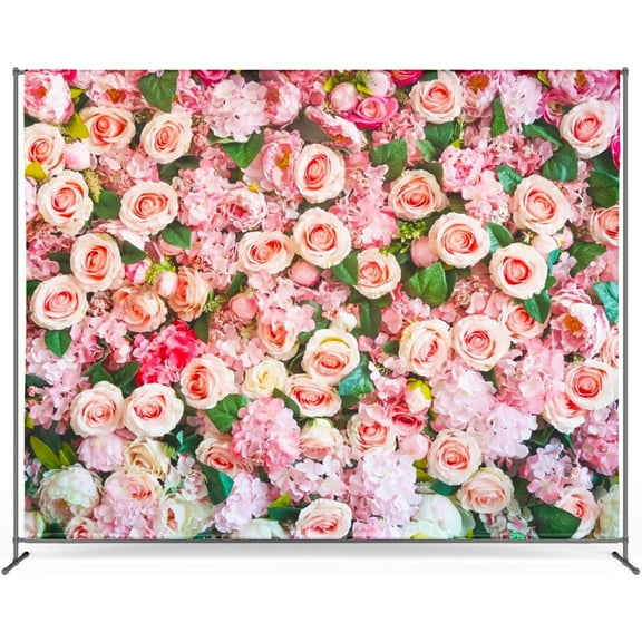 Zink Wrinkle-Free Photo Backdrop, Roses