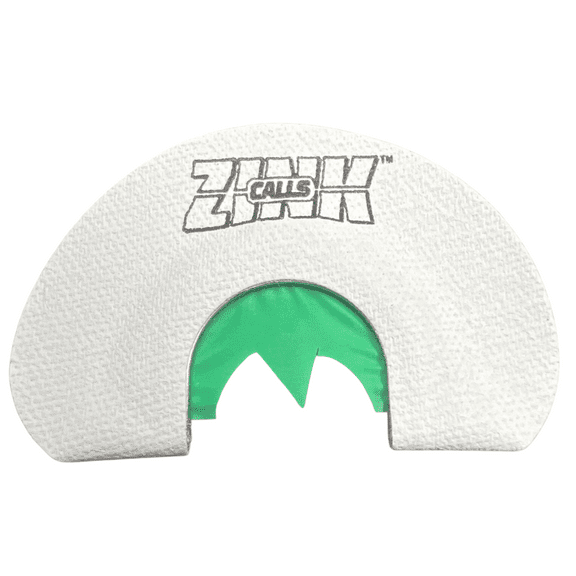 Zink Calls Wicked Lady Diaphragm Mouth Turkey Call with Batwing Cut and Double Latex Reed