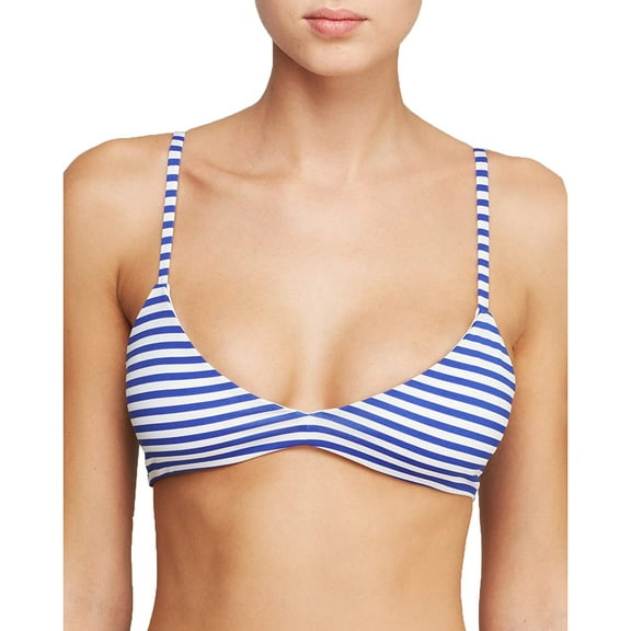 Zinke BLUE STRIPE Emmi Striped Bikini Swim Top, US Small