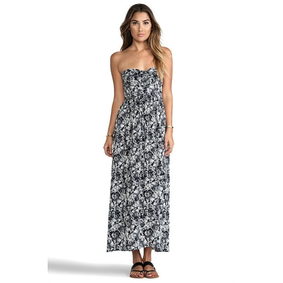 Zinke Women's Zoe Convertible Cover-up Dress, Small, Black/White Floral