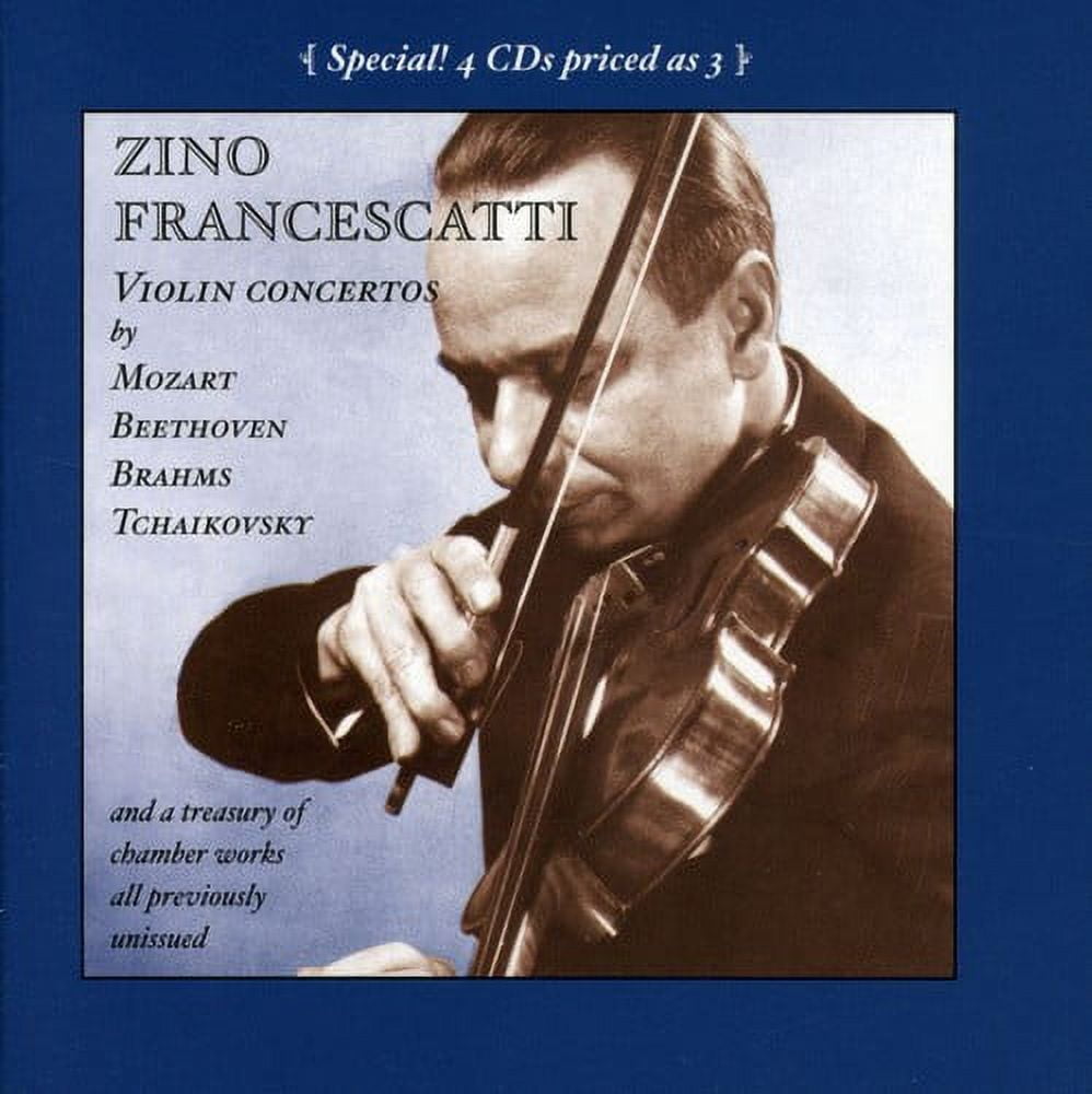 ZINO FRANCESCATTI／ヴァイオリン協奏曲集（4枚組CDボックス） ZINO FRANCESCATTI／ヴァイオリン協奏曲集（4枚組CDボックス