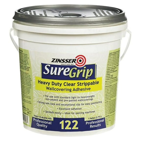 Zinsser 02881 Clear Strippable Wallpaper Paste 1 Gallon