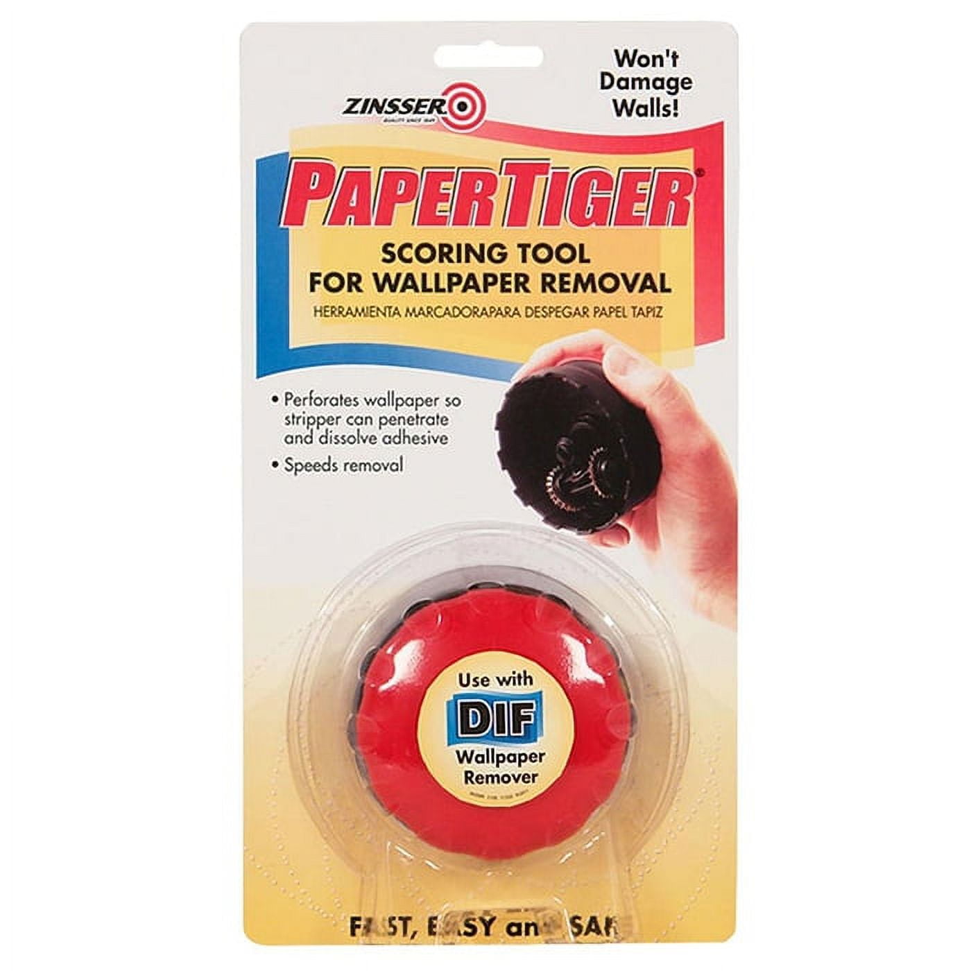 Zinsser 02966 Zinsser, PaperTiger 1-Head Wallpaper Removal Scoring Tool