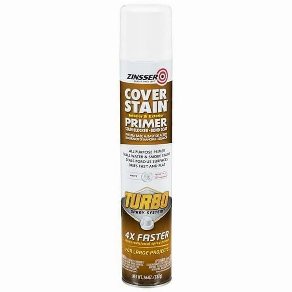 Zinsser CoverStain White Flat/Matte Primer 26 oz