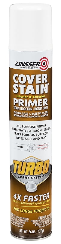 Zinsser CoverStain White Flat/Matte Primer 26 oz