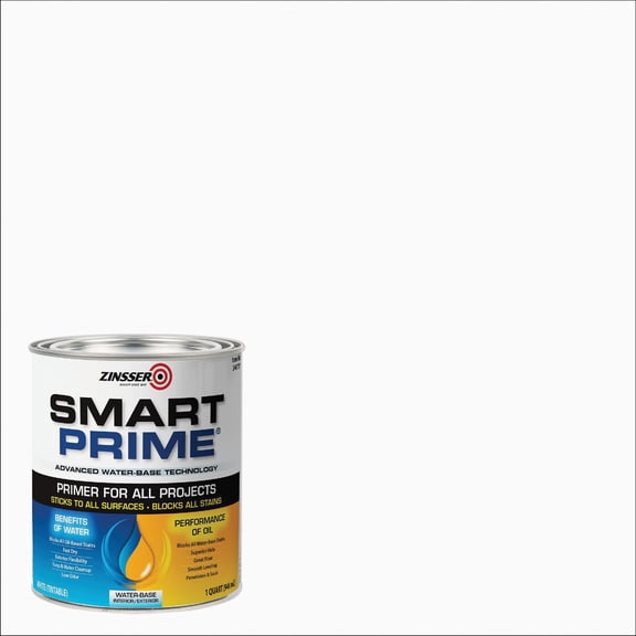 Zinsser 18-Pack of 1 qt 249727 Smart Prime White Water-Based Interior/Exterior Primer/Sealer