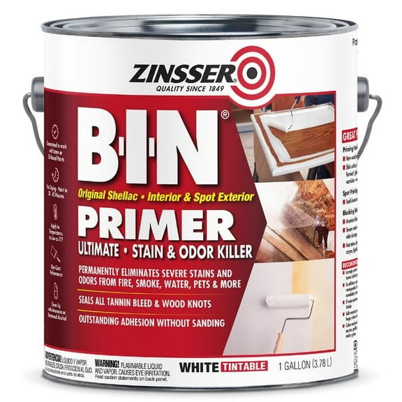 Zinsser 20-Pack of 1 gal 320991 White B-I-N Shellac-Base Interior/Exterior Primer