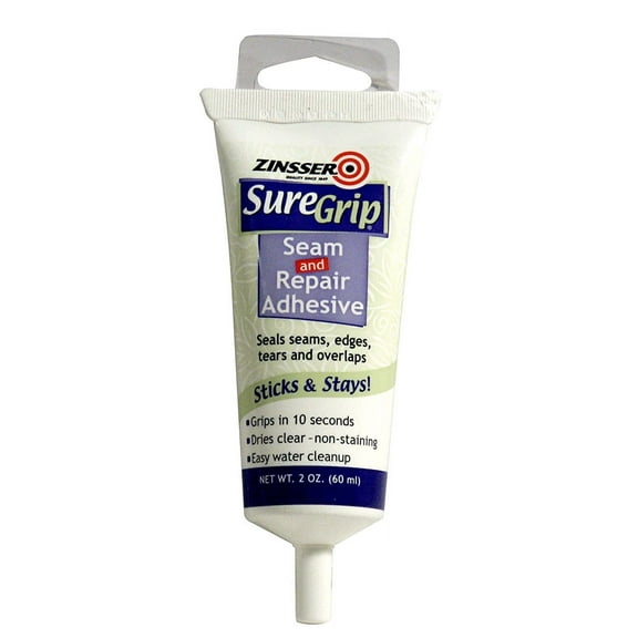 Zinsser 2861 SureGrip Seam & Repair Adhesive Tube, 2-Ounce
