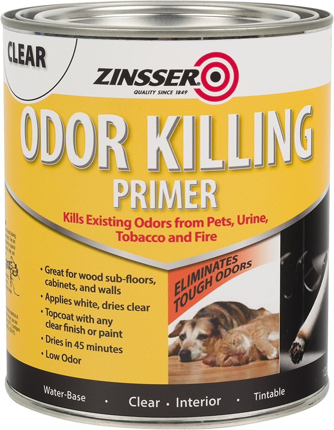 Zinsser 307648 Clear QT Odor Killing Paint Primer