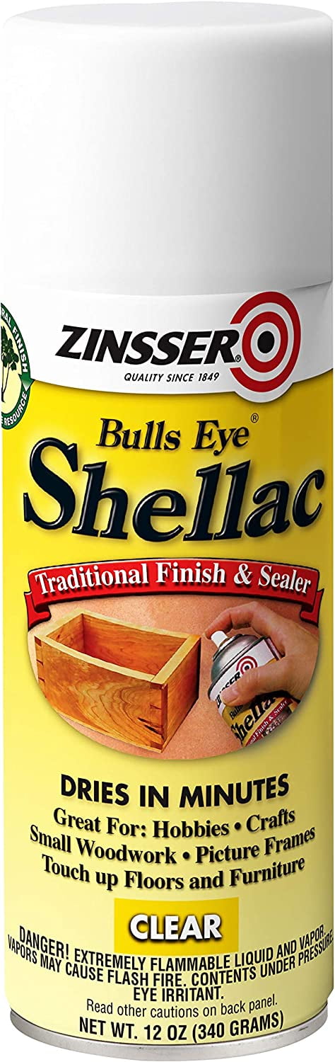Zinsser Bulls Eye Clear Flat Alcohol-based Shellac Aerosol Spray (12-oz) in  the Sealers department at