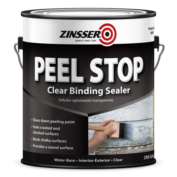 Zinsser Peel Stop Clear Binding Sealer Primer - Interior/Exterior - 1 Gallon, Clear