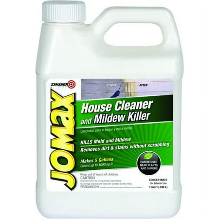 Zinsser 60104 Jomax House Cleaner And Mildew Cleaner Concentrate Quart, Each