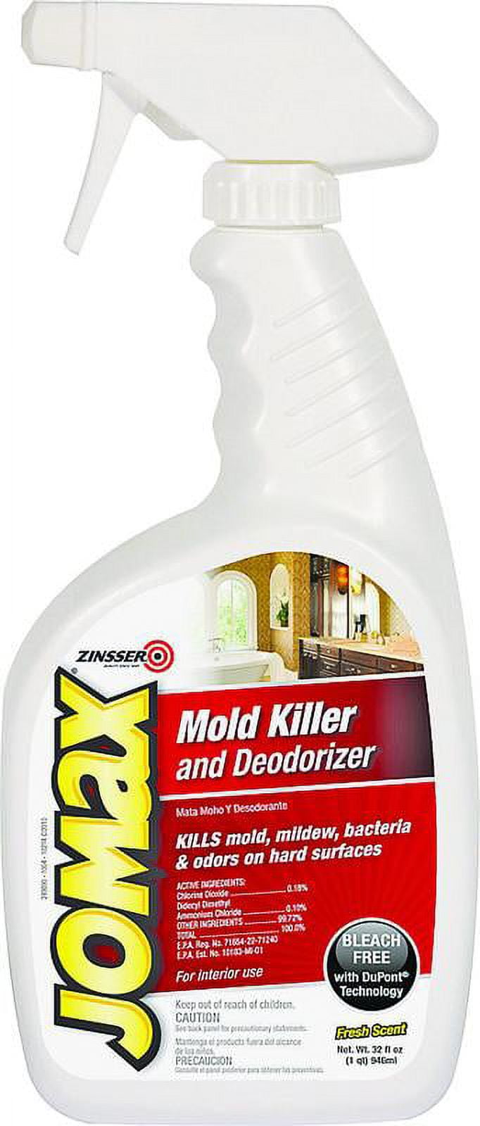 Zinsser 60190 Jomax Mold Killer & Deodorizer 32 Ounce Trigger Spray,1 Each  