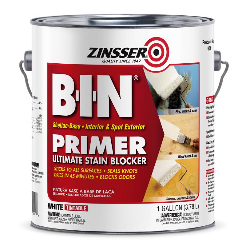 Zinsser BIN White ShellacBased Primer and Sealer 1 gal