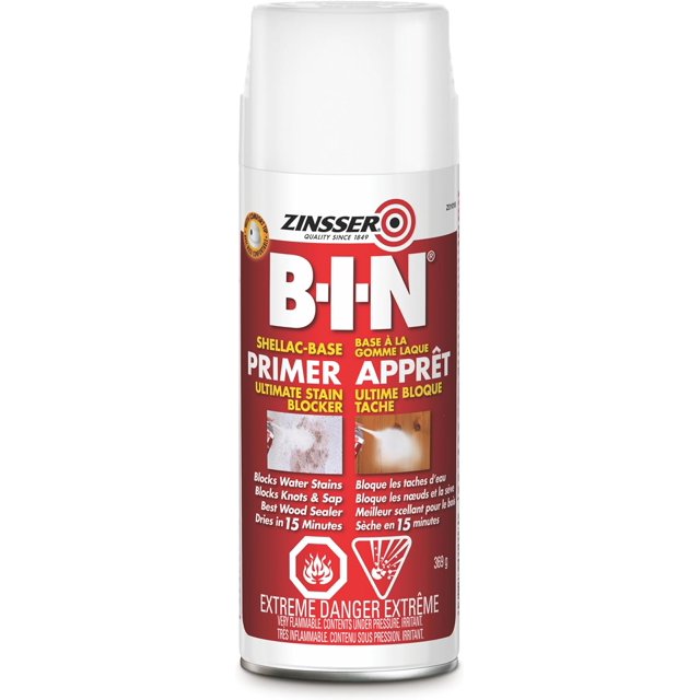 Zinsser BIN Shellac Base PrimerSealer in White, 369g