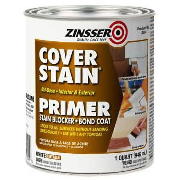 Zinsser Cover Stain White OilBased Alkyd Primer and Sealer Stain