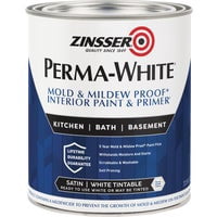 Zinsser Mildew Proof Interior Paint Satin White 1 Qt