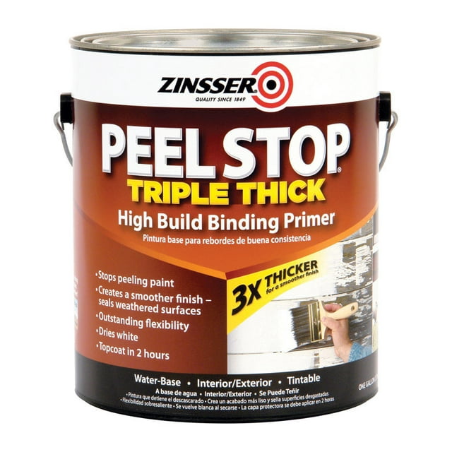 Zinsser Peel Stop White Smooth WaterBased Acrylic High Build Binding