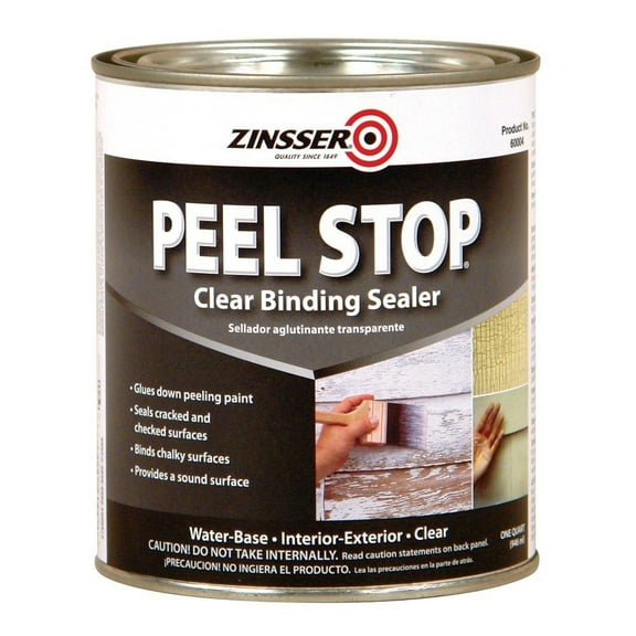 Zinsser Rust-Oleum 60004 Clear Peel Stop Binding Primer, 1 quart Can Pack of 6