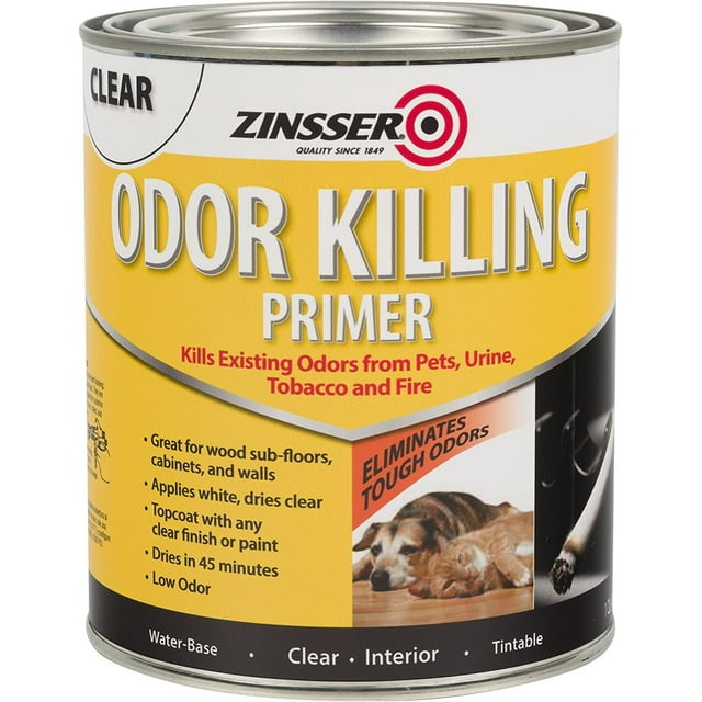 Zinsser Odor Killing Primer Quart, FastDrying & Sealing