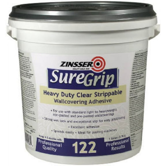 Zinsser SureGrip 02881 White Wallcovering Flooring Adhesive Heavy Duty