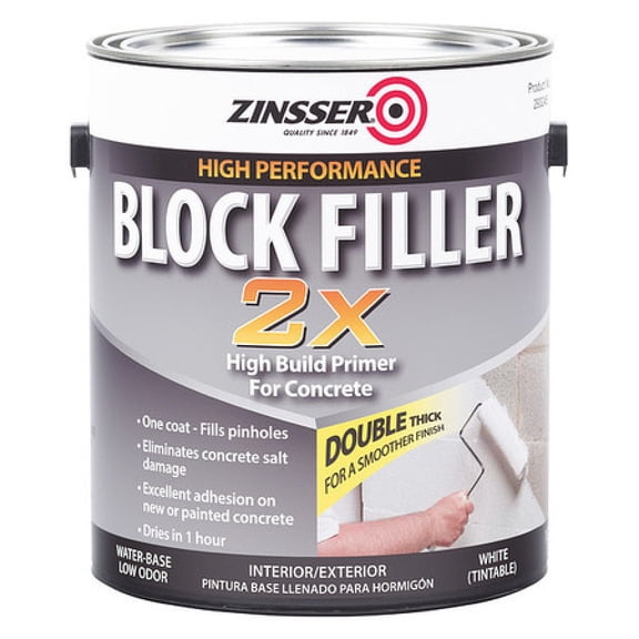 Zinsser 265581 Block Filling Primer, White
