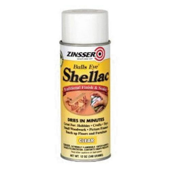 Zinsser Zinsser 0408 Bulls Eye Shellac Sealer & Finish, Clear, 12 Oz