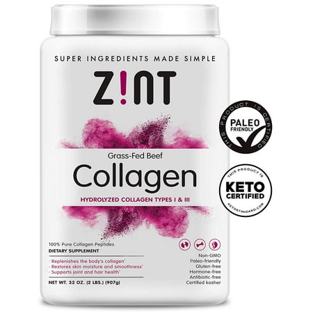 ZINT NUTRITION, COLLAGEN HYDROLYSATE,CONT 2 LB