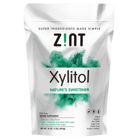 Zint Organic Low-Calorie Xylitol Natural Sweetener, 1.0 Lb