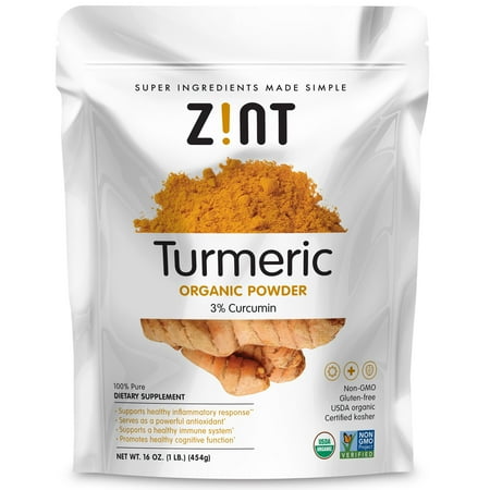 Zint Organic Turmeric Powder 16 oz