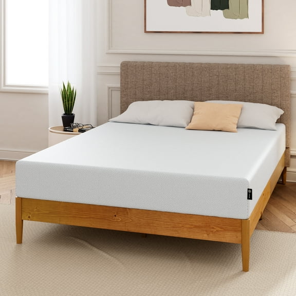 Zinus Calm 10" King Tight Top Cooling Gel Memory Foam Mattress, Pressure Relieving