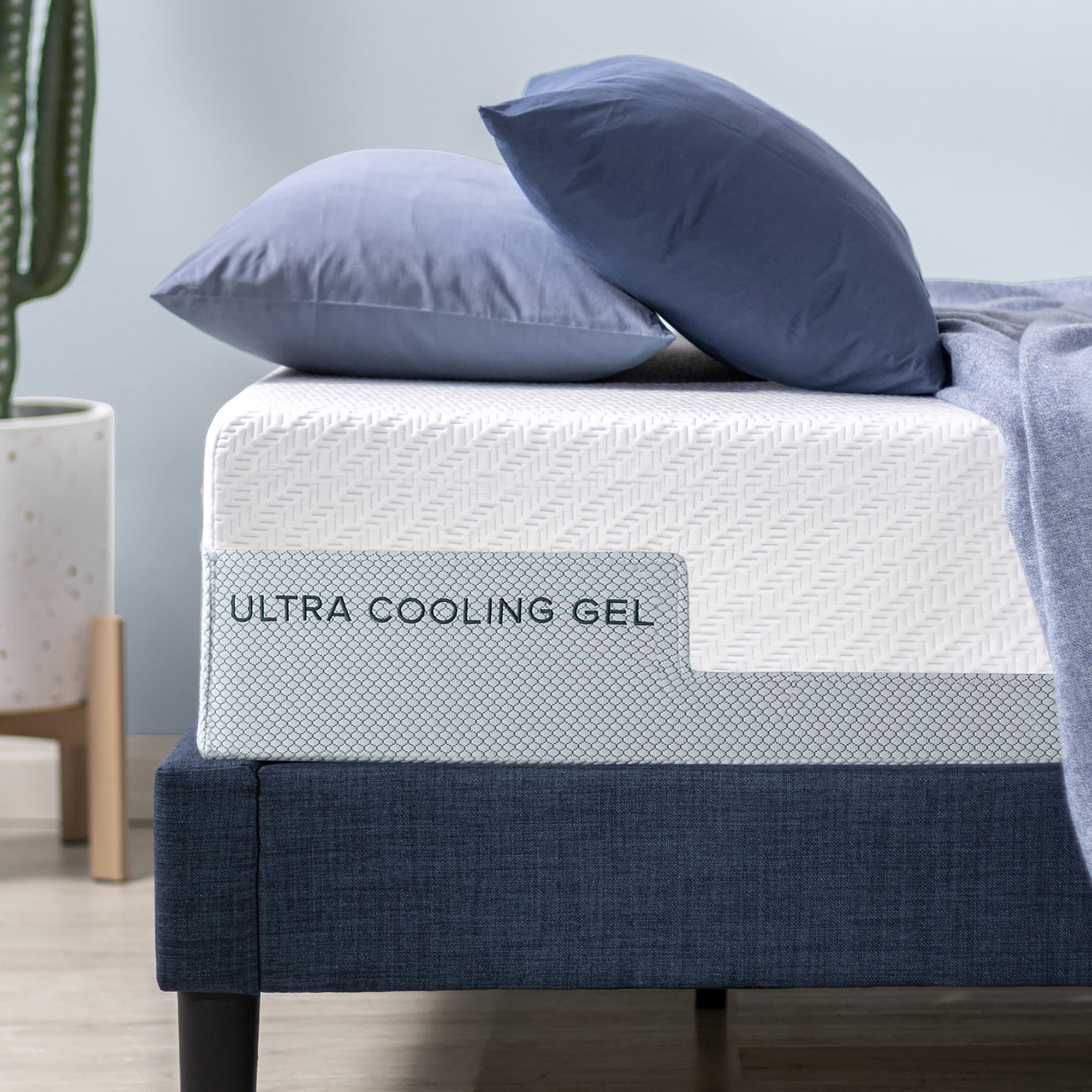 Cool Gel 12 Gel Memory Foam Mattress Twin XL Walmart