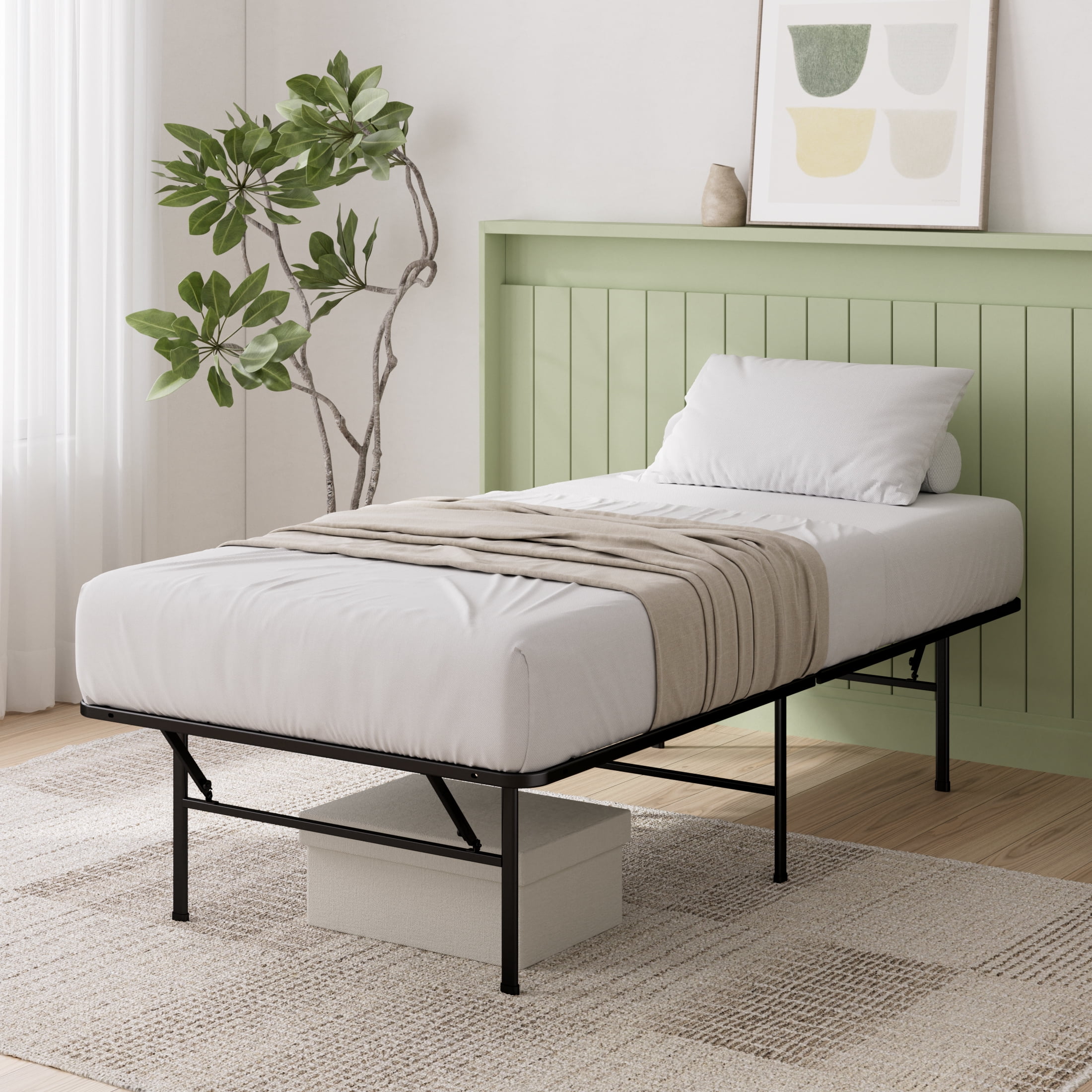 balanceartist ホワイト S Amazon.com: ZINUS SmartBase Tool-Free Assembly Mattress