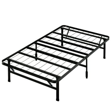 Zinus 14" Metal SmartBase Tool-Free Assembly Bed Frame, No Box Spring Required, Twin