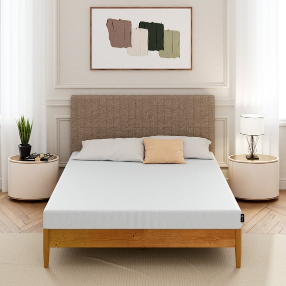 Zinus Calm 6" King Tight Top Cooling Gel Memory Foam Mattress, Pressure Relieving