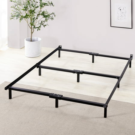 Zinus 7" Compack Metal Bed Frame, Black, Full