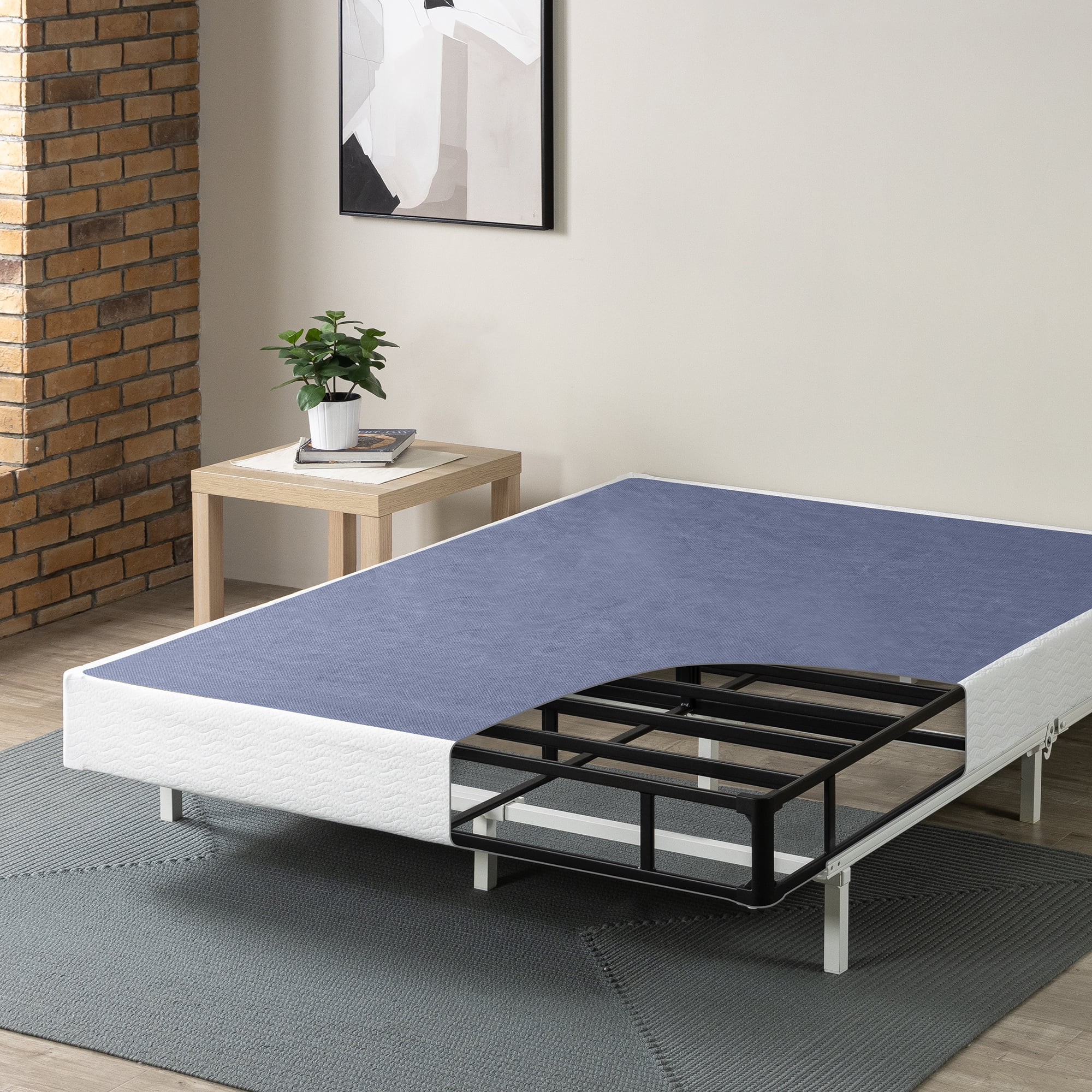 Zinus 7" Metal Smart Box Spring with Quick Assembly, Mattress Foundation, California King
