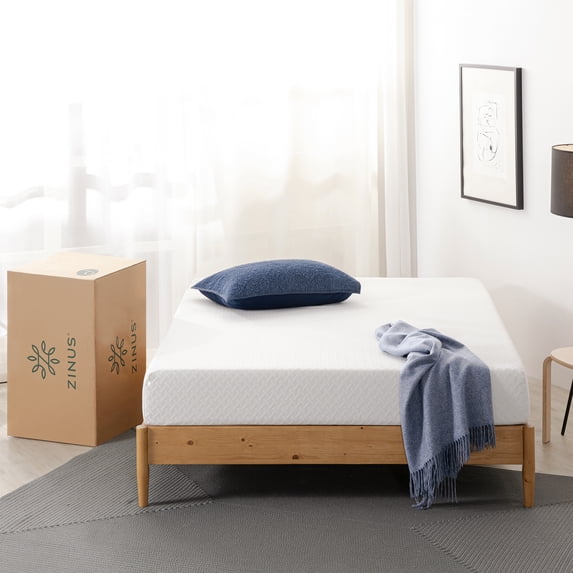 Zinus Green Tea Cool Mate 8" Twin Gel Memory Foam Mattress