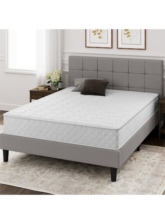Zinus 8" Quilted Hybrid Mattress of Comfort Foam and Pocket Spring, Adult, Twin