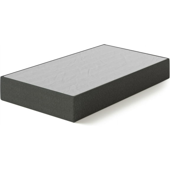 Zinus 9 Inch Twin WonderBox(TM) Smart Box Spring, Quick Assembly Mattress Foundation, Durable Metal Frame, Grey