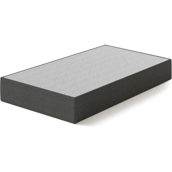 Zinus 9 Inch Twin WonderBox(TM) Smart Box Spring, Quick Assembly Mattress Foundation, Durable Metal Frame, Grey