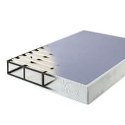 Zinus 9" Metal Box Spring with Wood Slats, Mattress Foundation, Queen