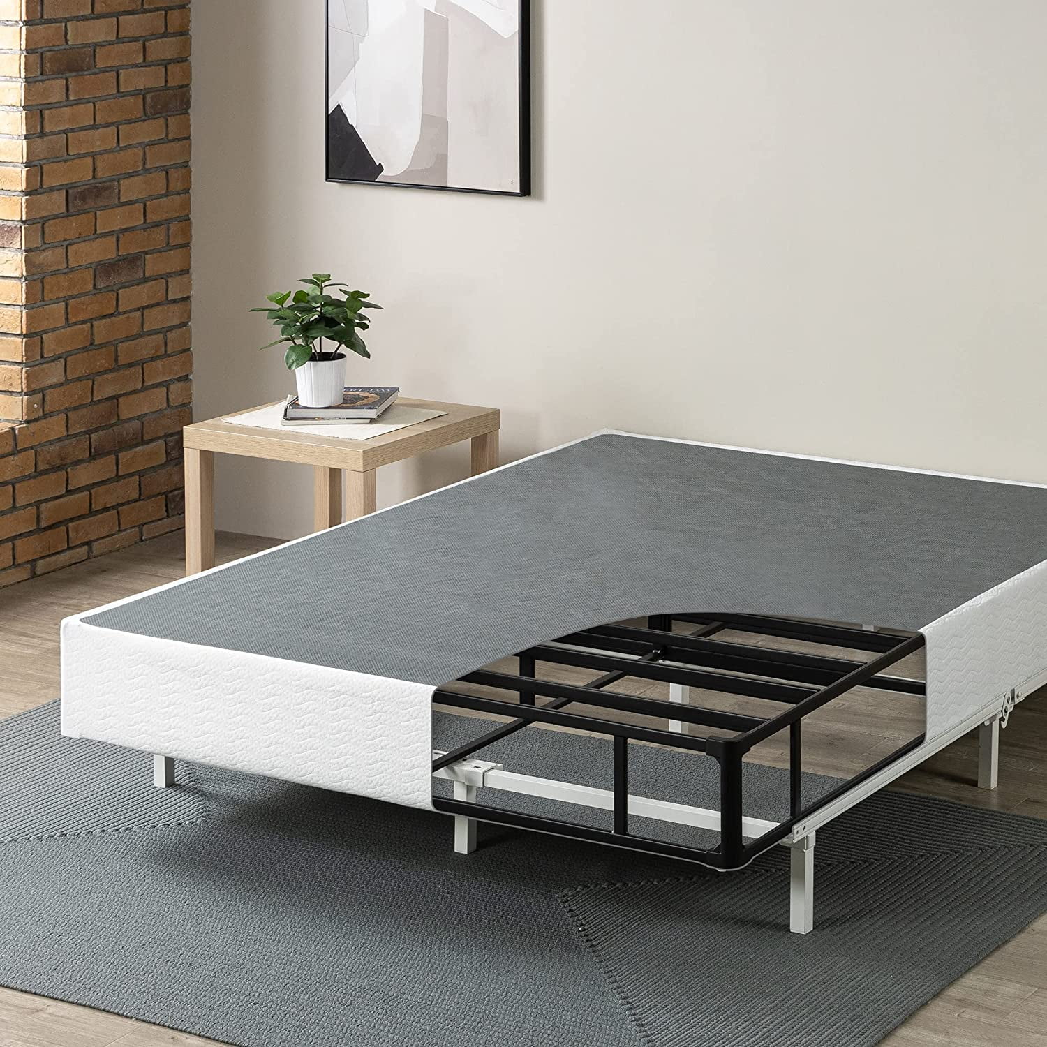 Zinus 9" Metal Smart BoxSpring with Quick Assembly, Mattress Foundation, California King