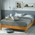 thumbnail image 1 of Zinus Alexia 12" Deluxe Wood Platform Bed Frame, Rustic Pine, Queen, 1 of 10
