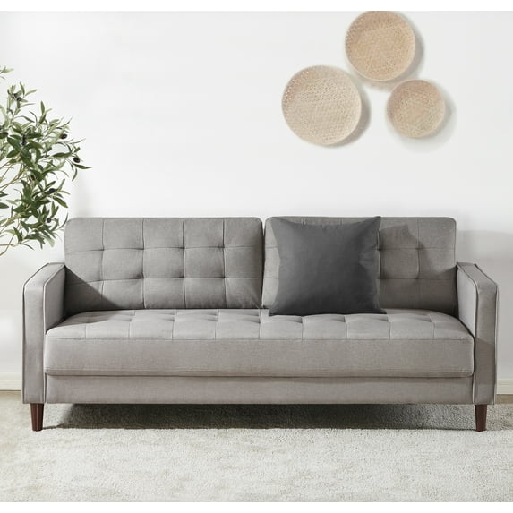 Zinus Benton Sofa Couch, Stone Grey