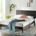 thumbnail image 1 of Zinus Cambril 38" Upholstered Platform Bed Frame with Sustainable Bamboo Slats, Full, 1 of 15