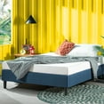 thumbnail image 1 of Zinus Curtis 13" Upholstered Platform Bed Frame, Navy, King, 1 of 12