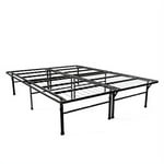 ZINUS SmartBase Heavy Duty Mattress Foundation, 16 Inch Metal Platform Bed Frame, No Box Spring Needed, Sturdy Steel Frame, Underbed Storage, Queen